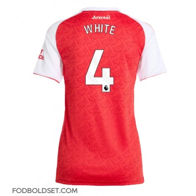 Arsenal Ben White #4 Hjemmebanetrøje Dame 2025-26 Kortærmet Arsenal Ben White #4 Hjemmebanetrøje Dame 2025-26 Kortærmet